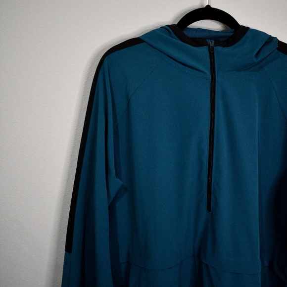 Under Armour Heatgear Storm Half Zip Teal Anorak Hoodie Jacket	LARGE - Picture 2 of 5